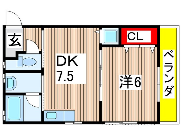 ガーデンプレス南武庫之荘の物件間取画像